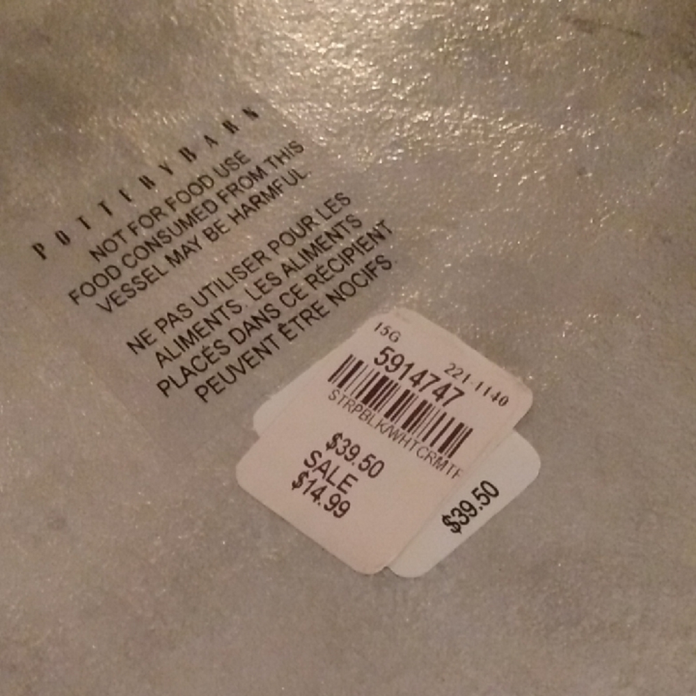 Zebra Print Square Decorative Plate - Picture 3 of 3